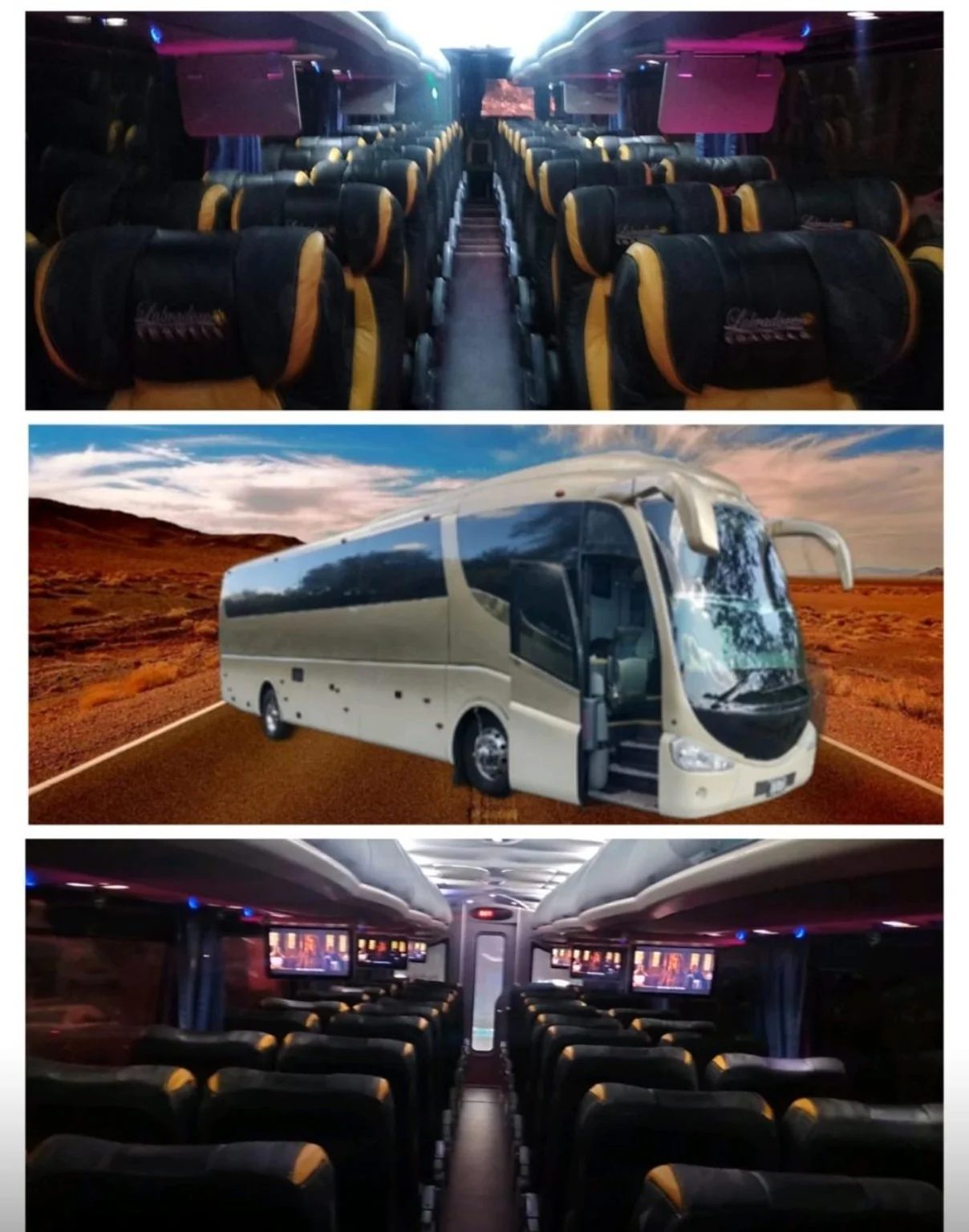 Collage compartido por Elegance Tours: interiores y montaje exterior
